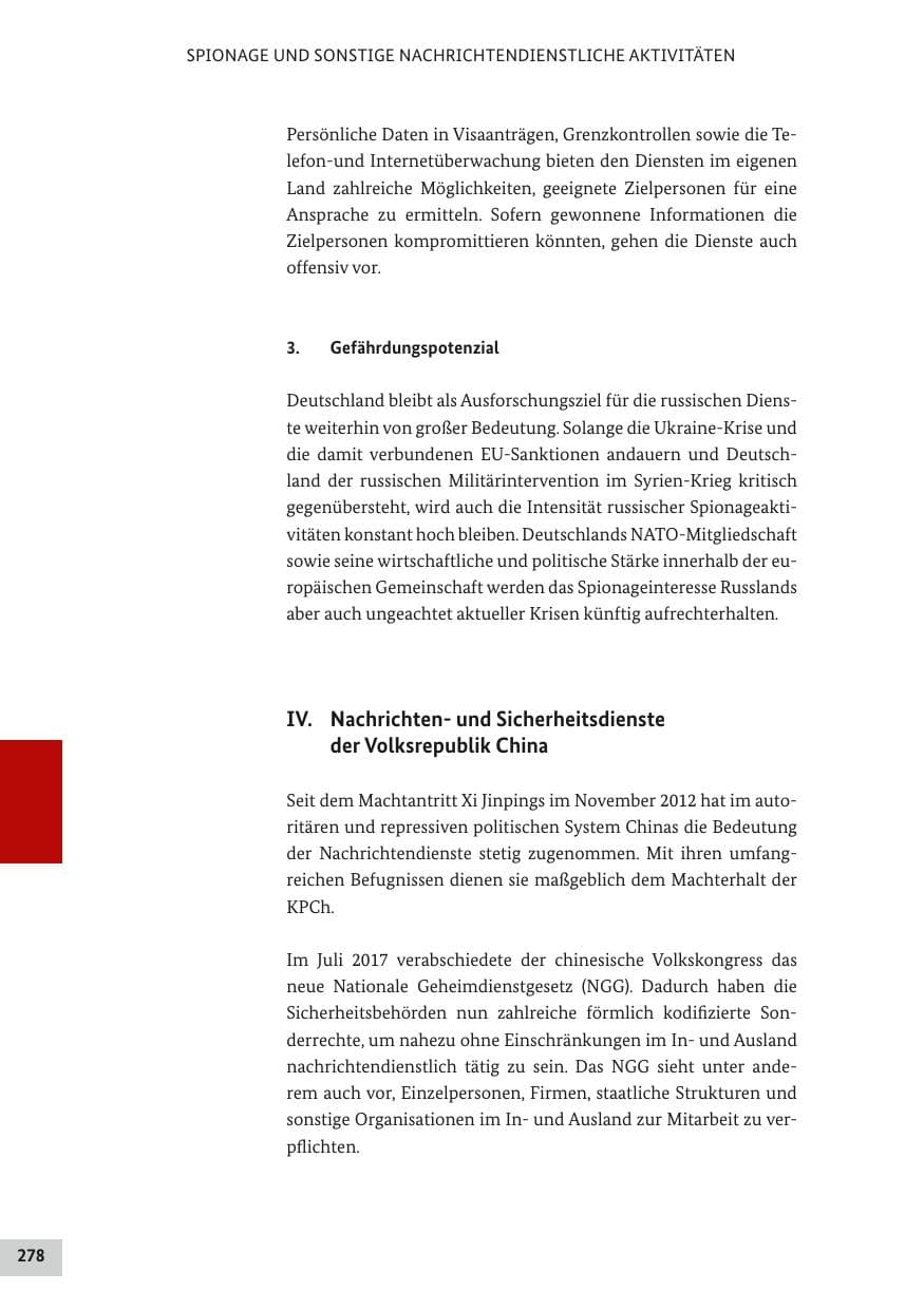 Seite 277 des Verfassungsschutzbericht 2017 Bund
