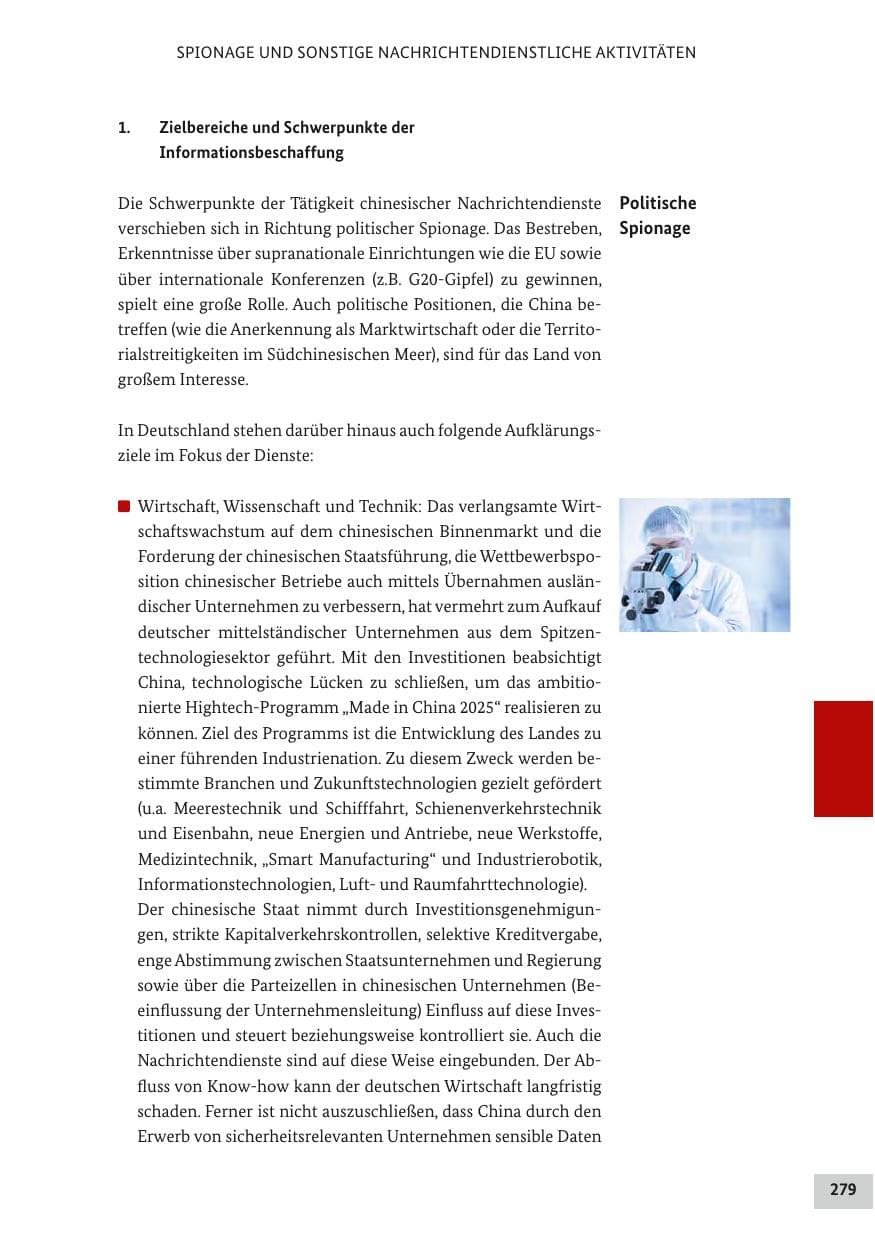 Seite 278 des Verfassungsschutzbericht 2017 Bund