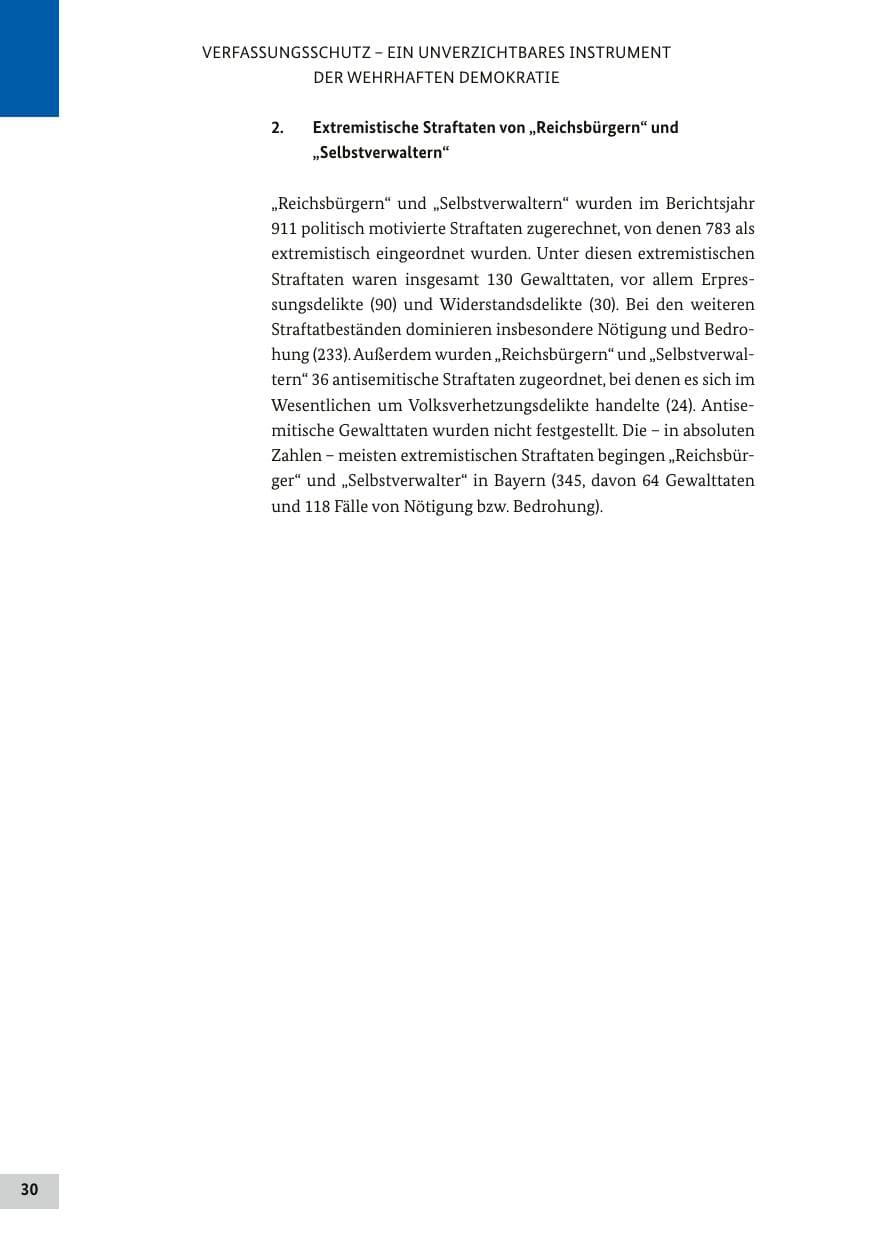 Seite 29 des Verfassungsschutzbericht 2017 Bund