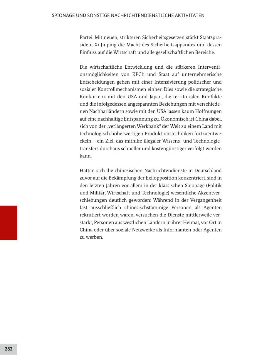 Seite 281 des Verfassungsschutzbericht 2017 Bund
