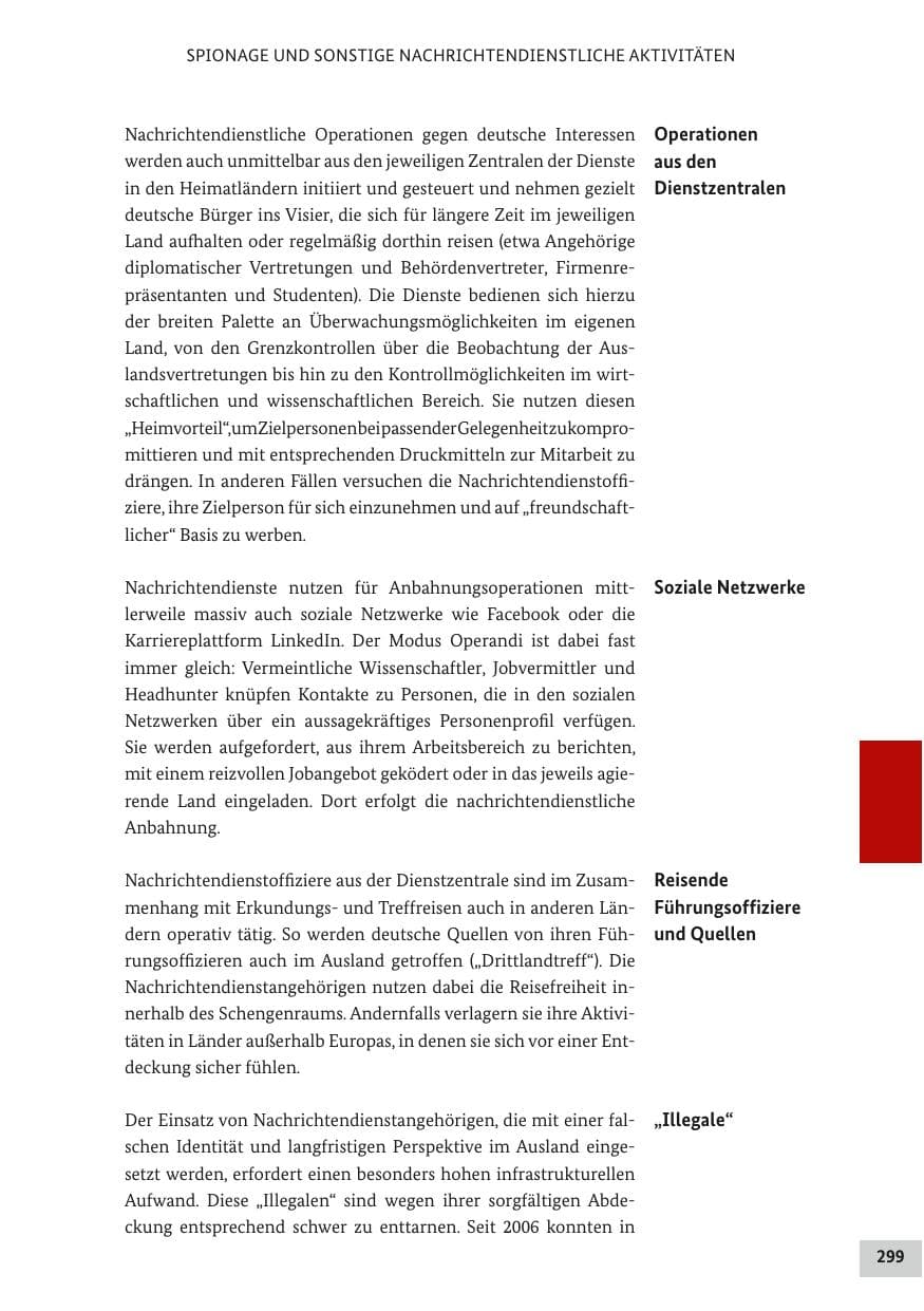 Seite 298 des Verfassungsschutzbericht 2017 Bund