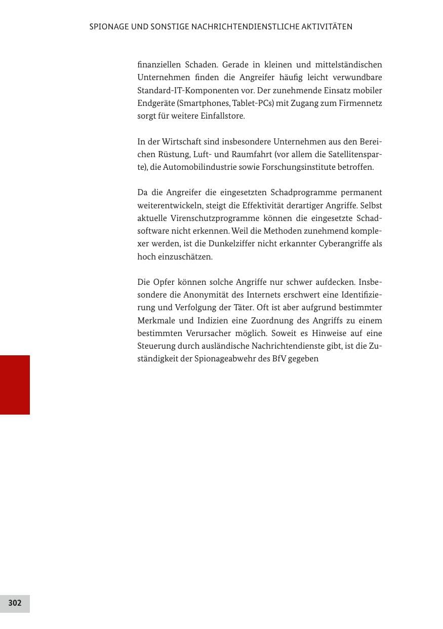 Seite 301 des Verfassungsschutzbericht 2017 Bund