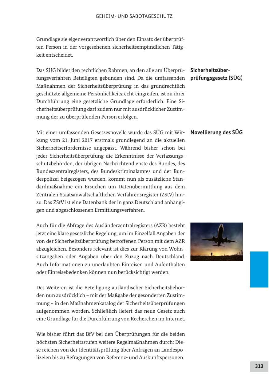 Seite 312 des Verfassungsschutzbericht 2017 Bund