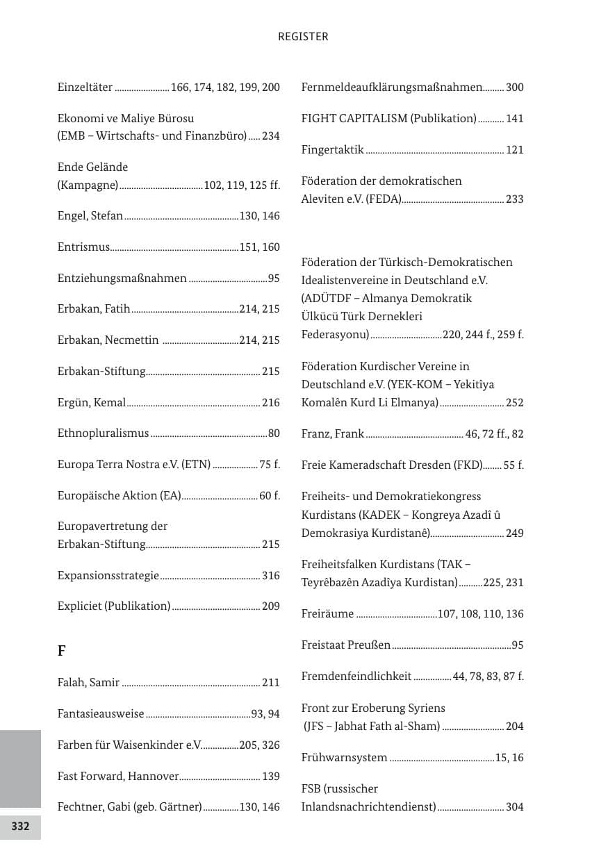 Seite 331 des Verfassungsschutzbericht 2017 Bund