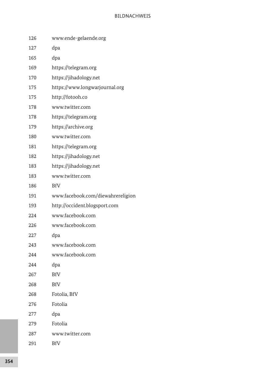 Seite 353 des Verfassungsschutzbericht 2017 Bund
