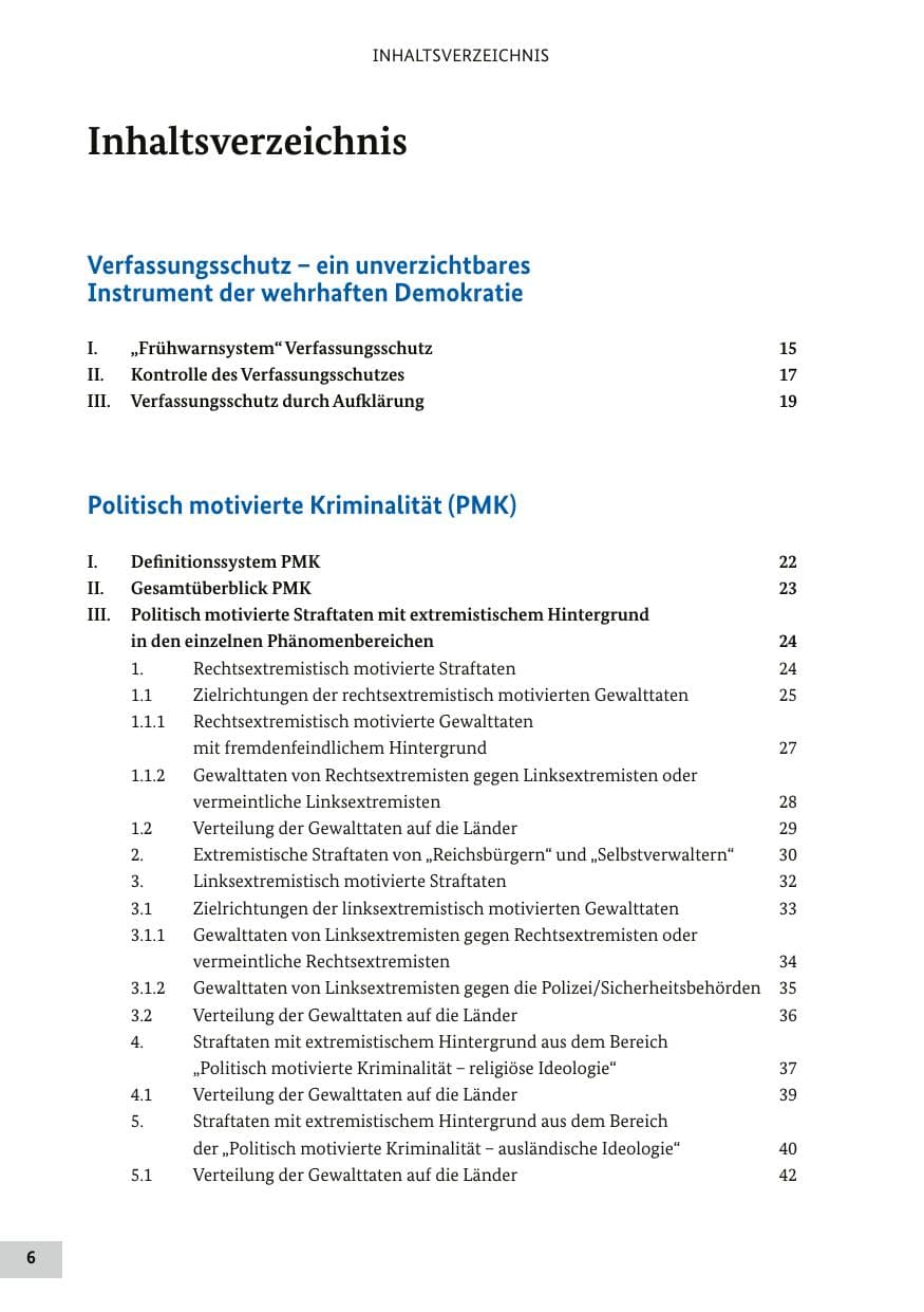 Seite 5 des Verfassungsschutzbericht 2017 Bund