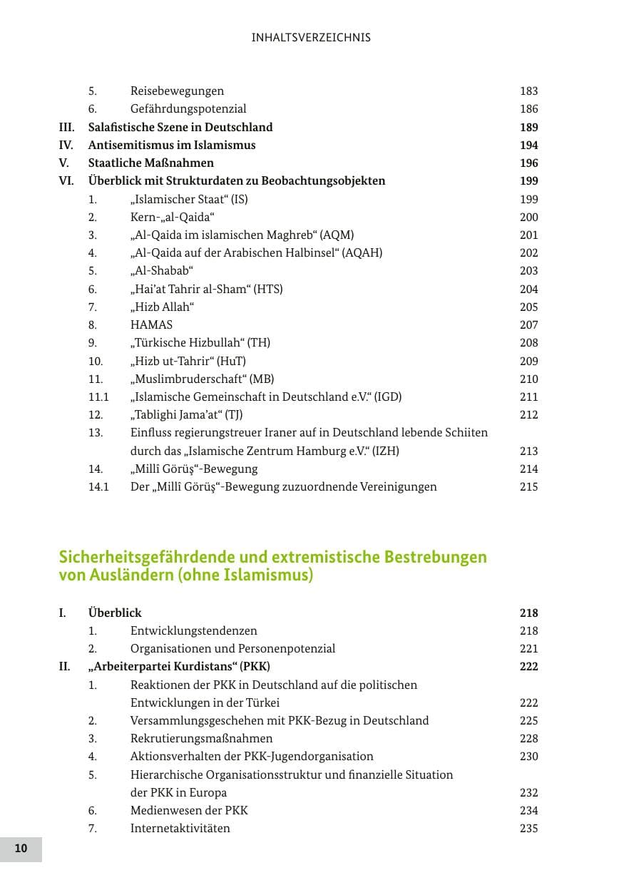 Seite 9 des Verfassungsschutzbericht 2017 Bund