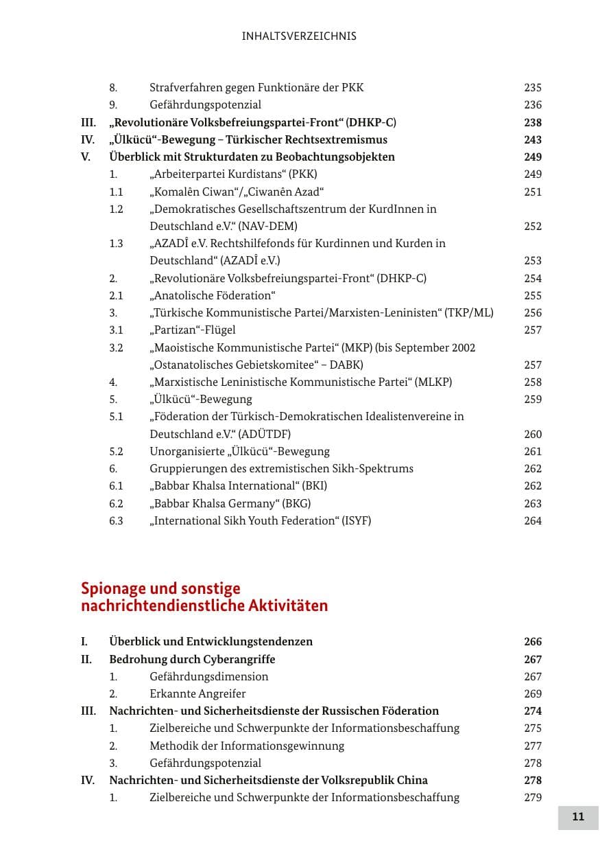 Seite 10 des Verfassungsschutzbericht 2017 Bund