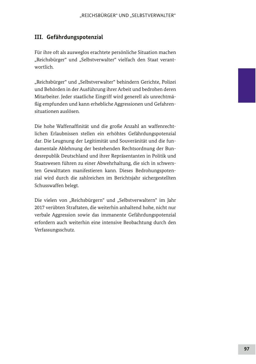 Seite 96 des Verfassungsschutzbericht 2017 Bund