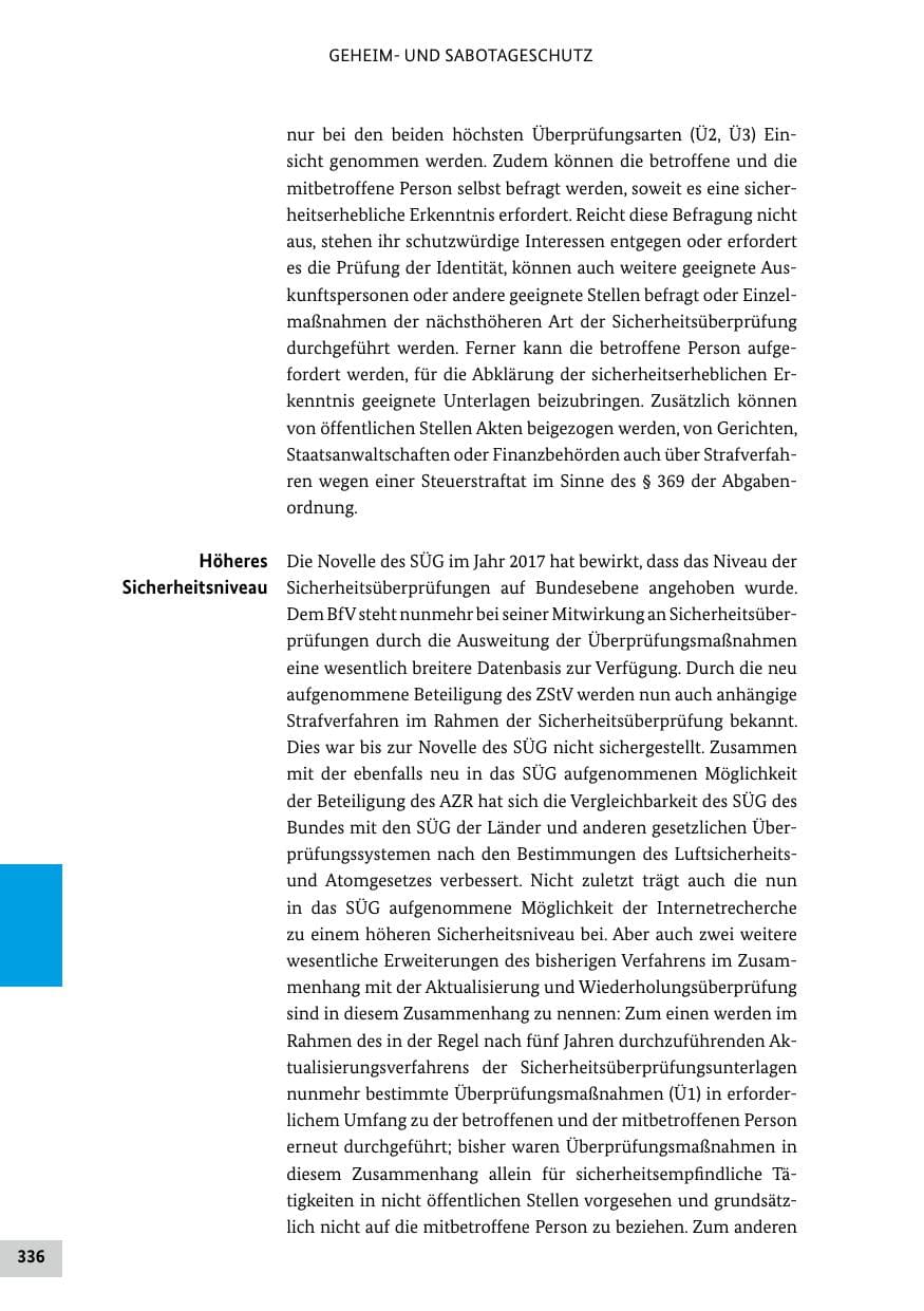 Seite 336 des Verfassungsschutzbericht 2018 Bund