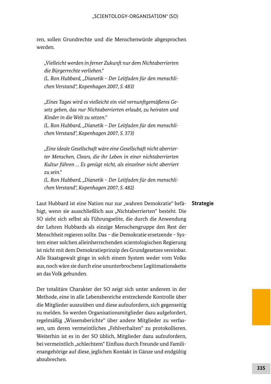 Seite 335 des Verfassungsschutzbericht 2019 Bund
