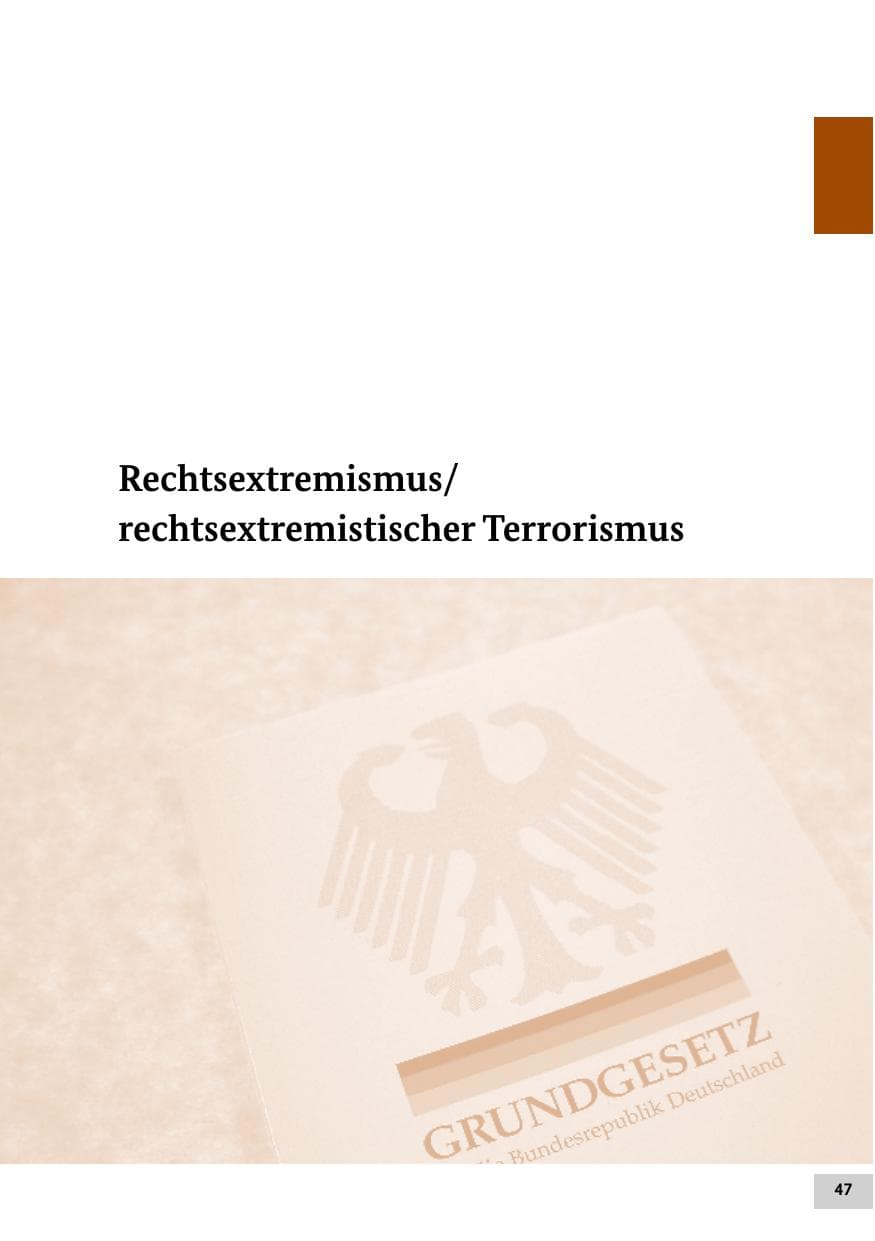Seite 47 des Verfassungsschutzbericht 2020 Bund