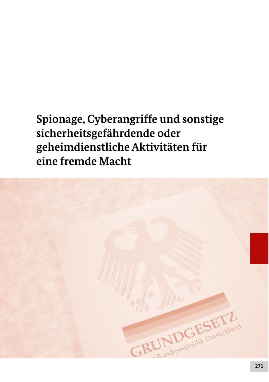 Seite 271 des Verfassungsschutzbericht 2021 Bund