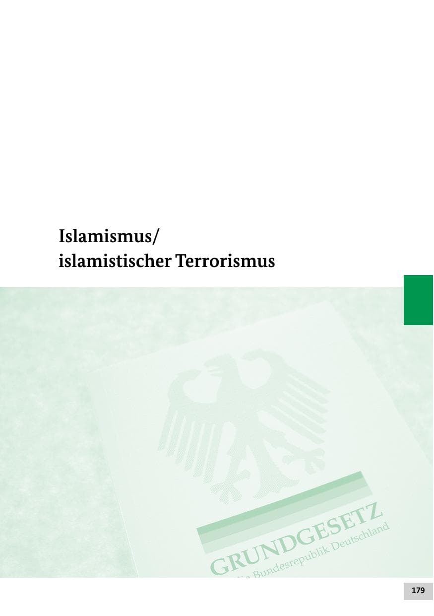 Seite 179 des Verfassungsschutzbericht 2022 Bund