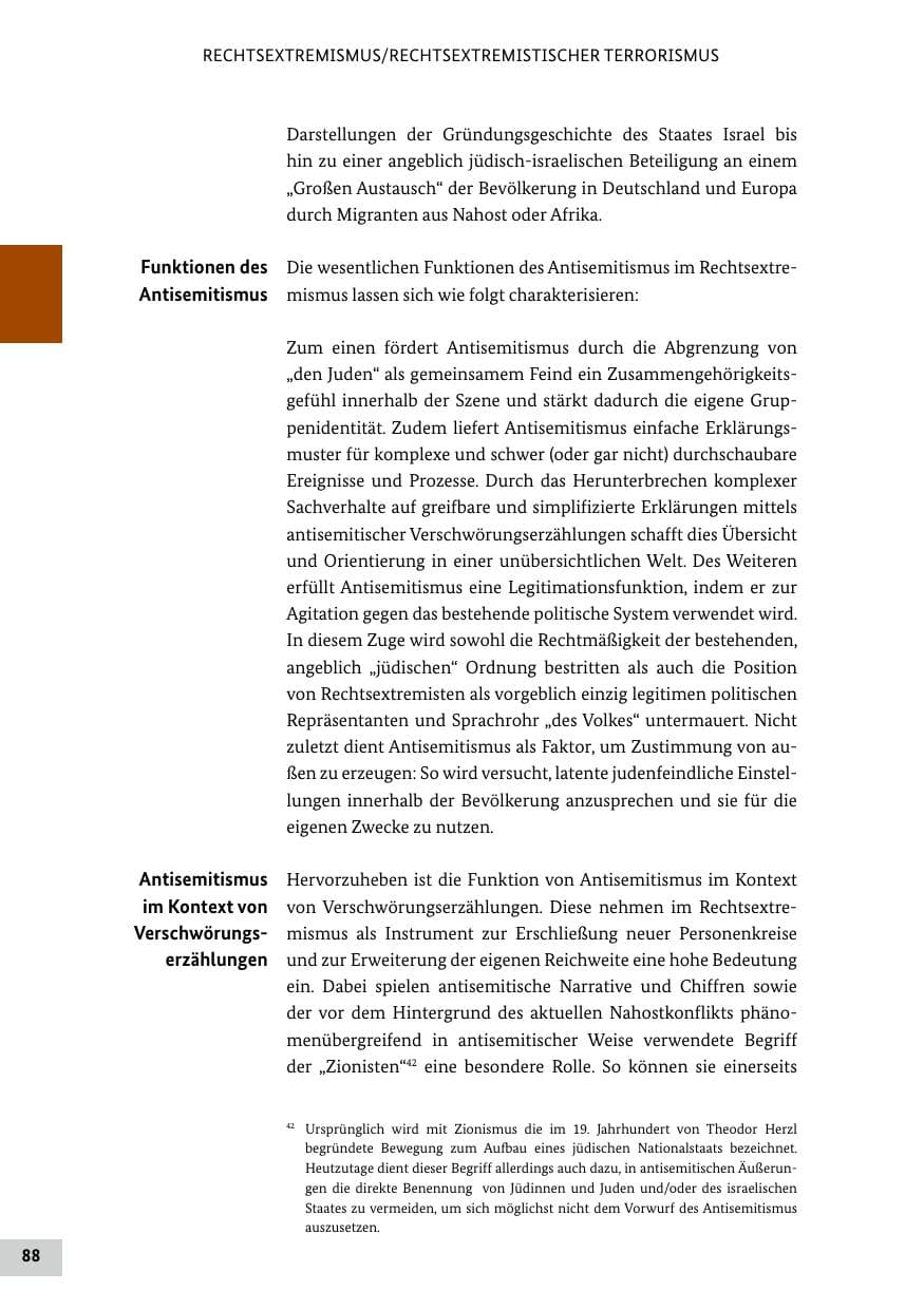 Seite 88 des Verfassungsschutzbericht 2024 Bund