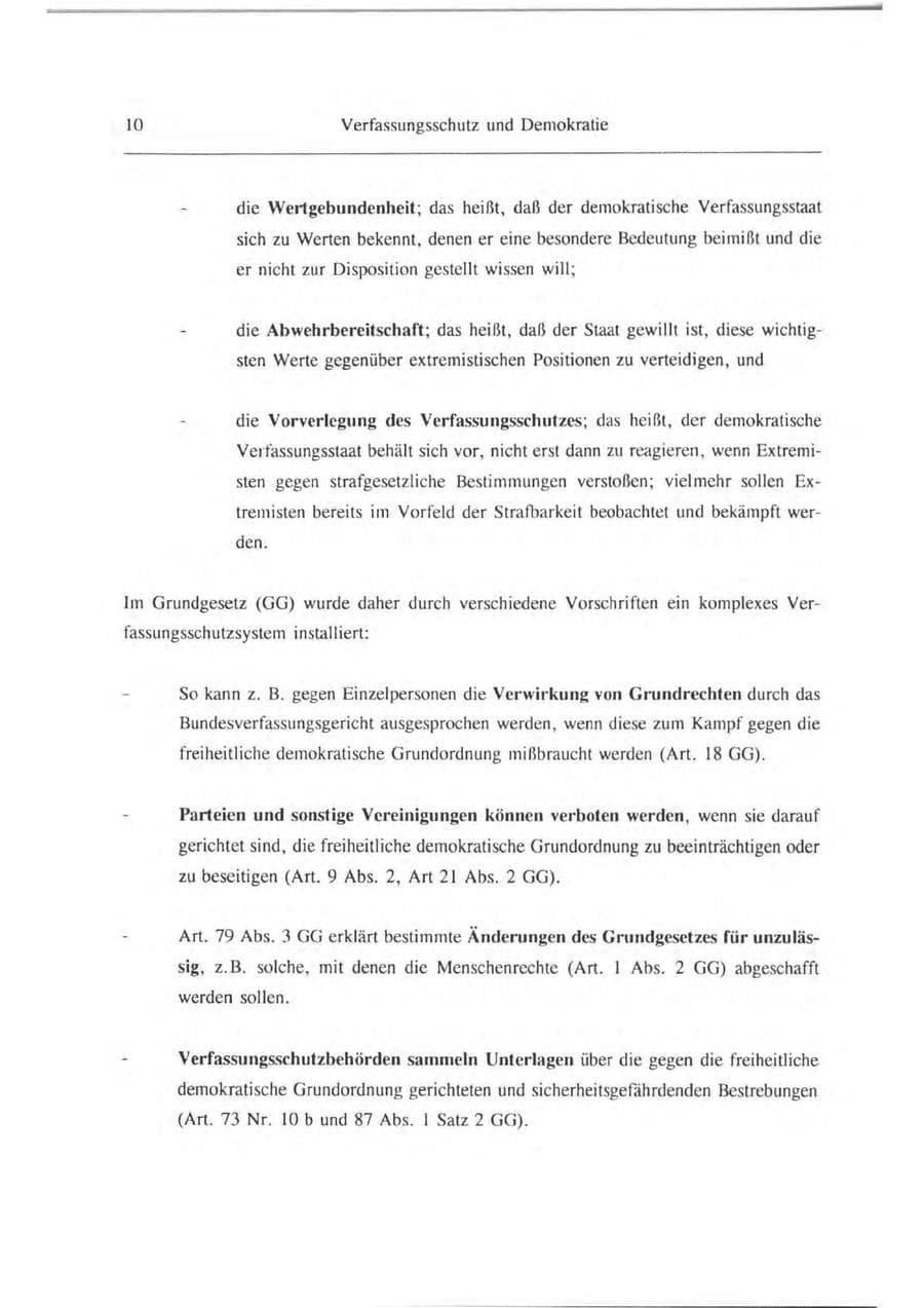Seite 11 des Verfassungsschutzbericht 1993 Brandenburg