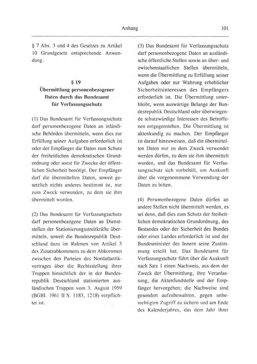 Seite 102 des Verfassungsschutzbericht 1993 Brandenburg