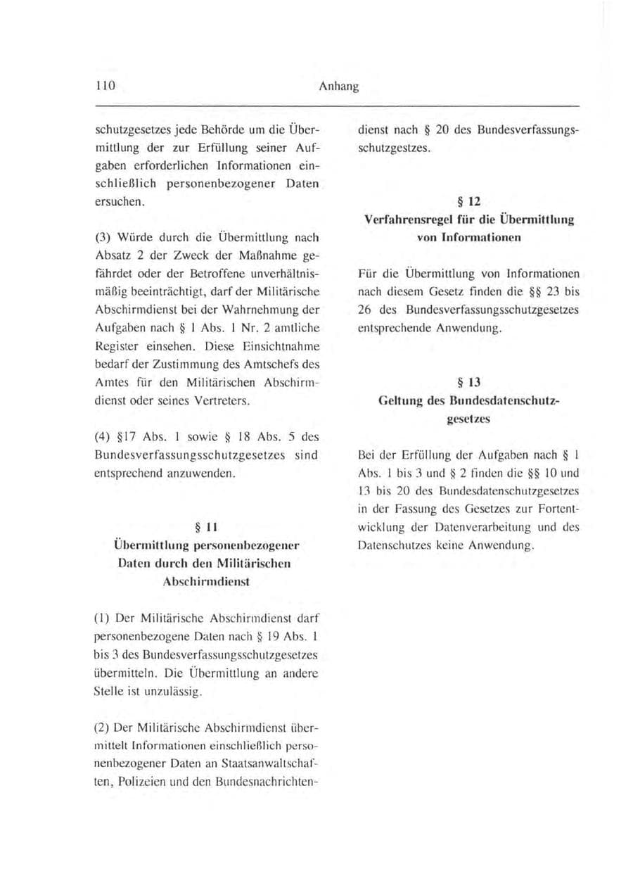 Seite 111 des Verfassungsschutzbericht 1993 Brandenburg