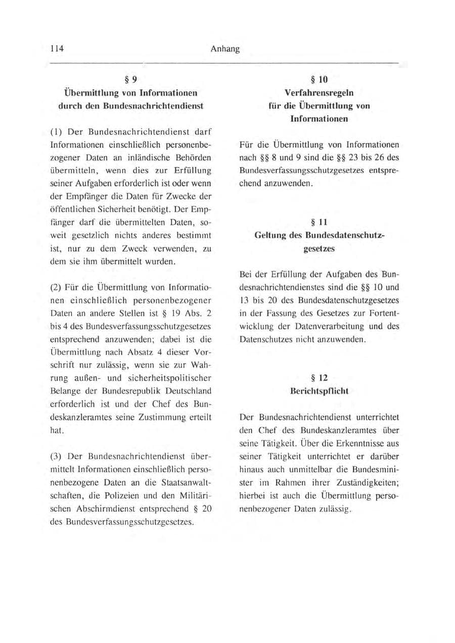 Seite 115 des Verfassungsschutzbericht 1993 Brandenburg