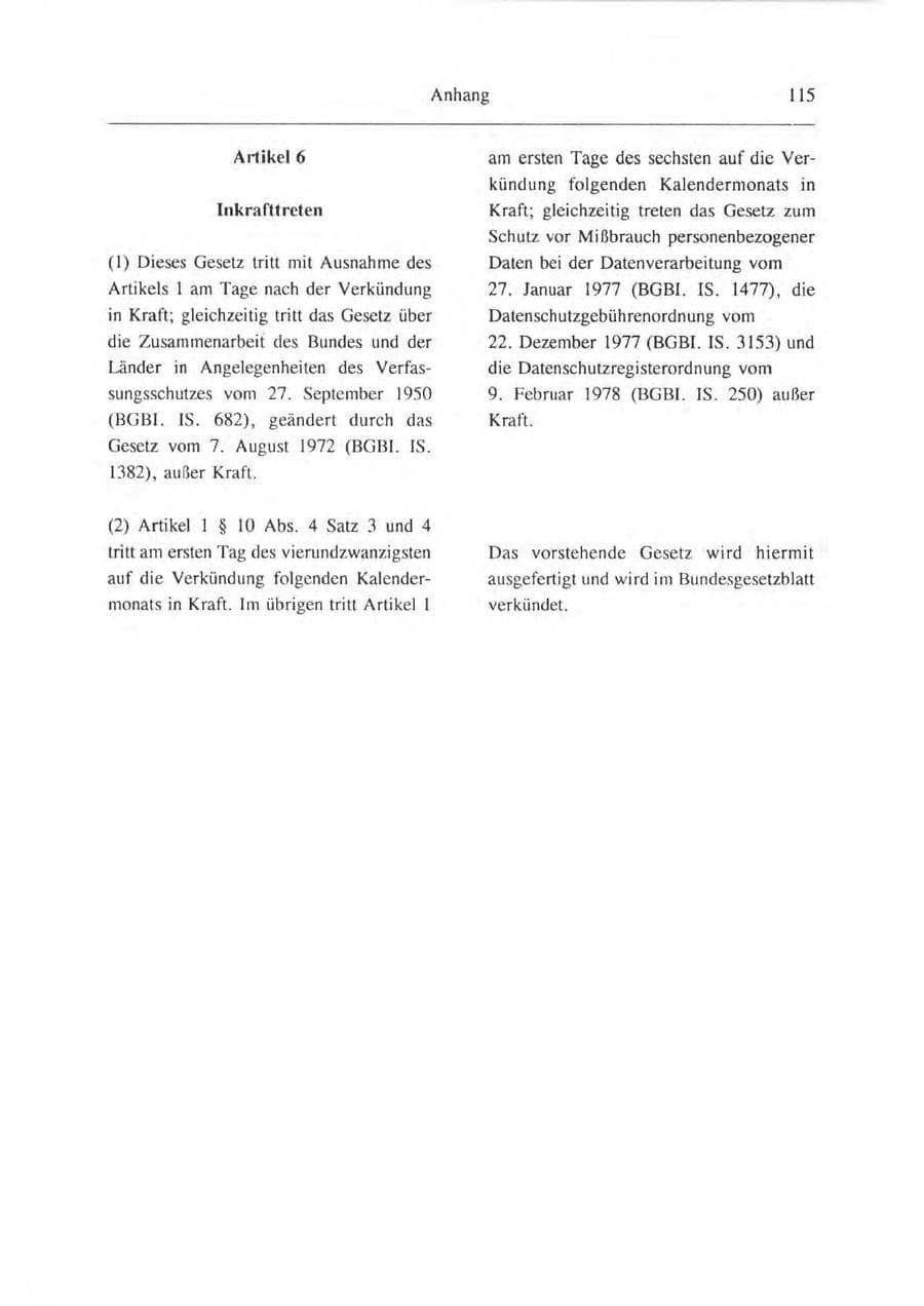 Seite 116 des Verfassungsschutzbericht 1993 Brandenburg