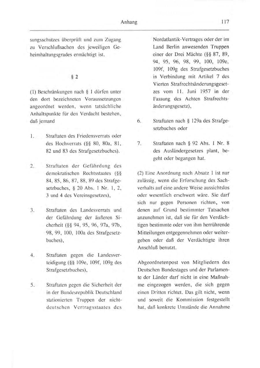Seite 118 des Verfassungsschutzbericht 1993 Brandenburg