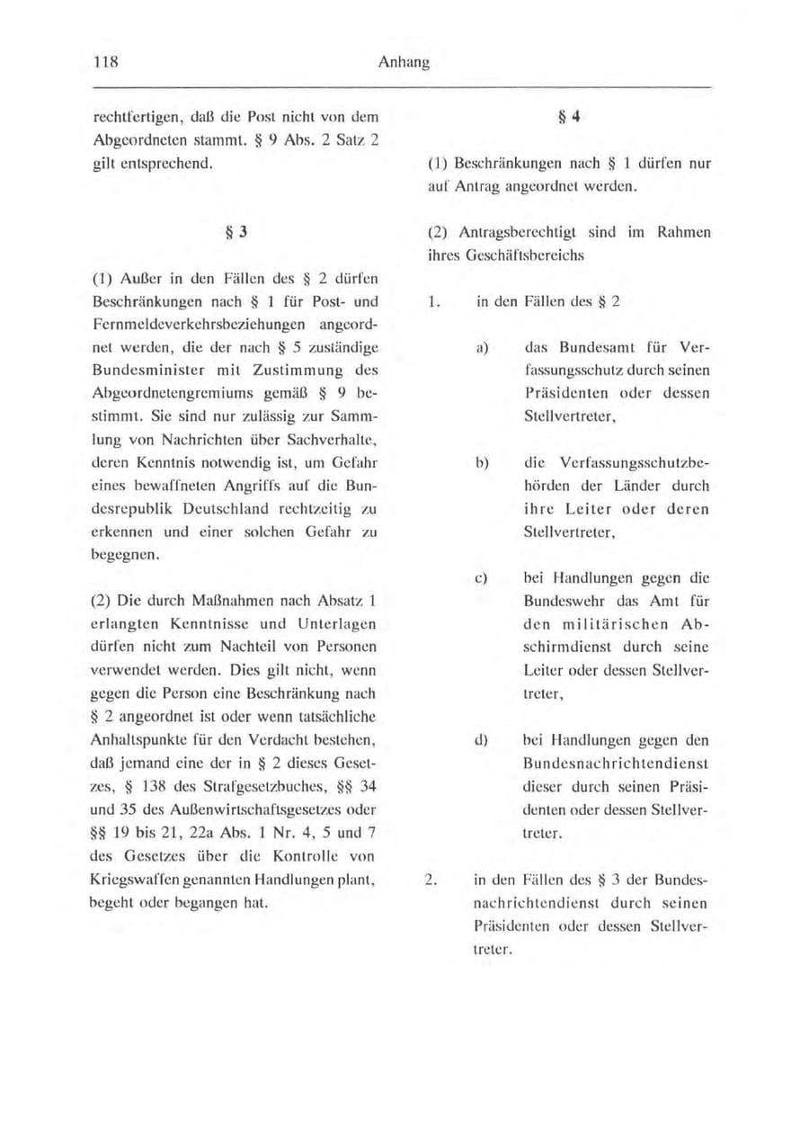 Seite 119 des Verfassungsschutzbericht 1993 Brandenburg
