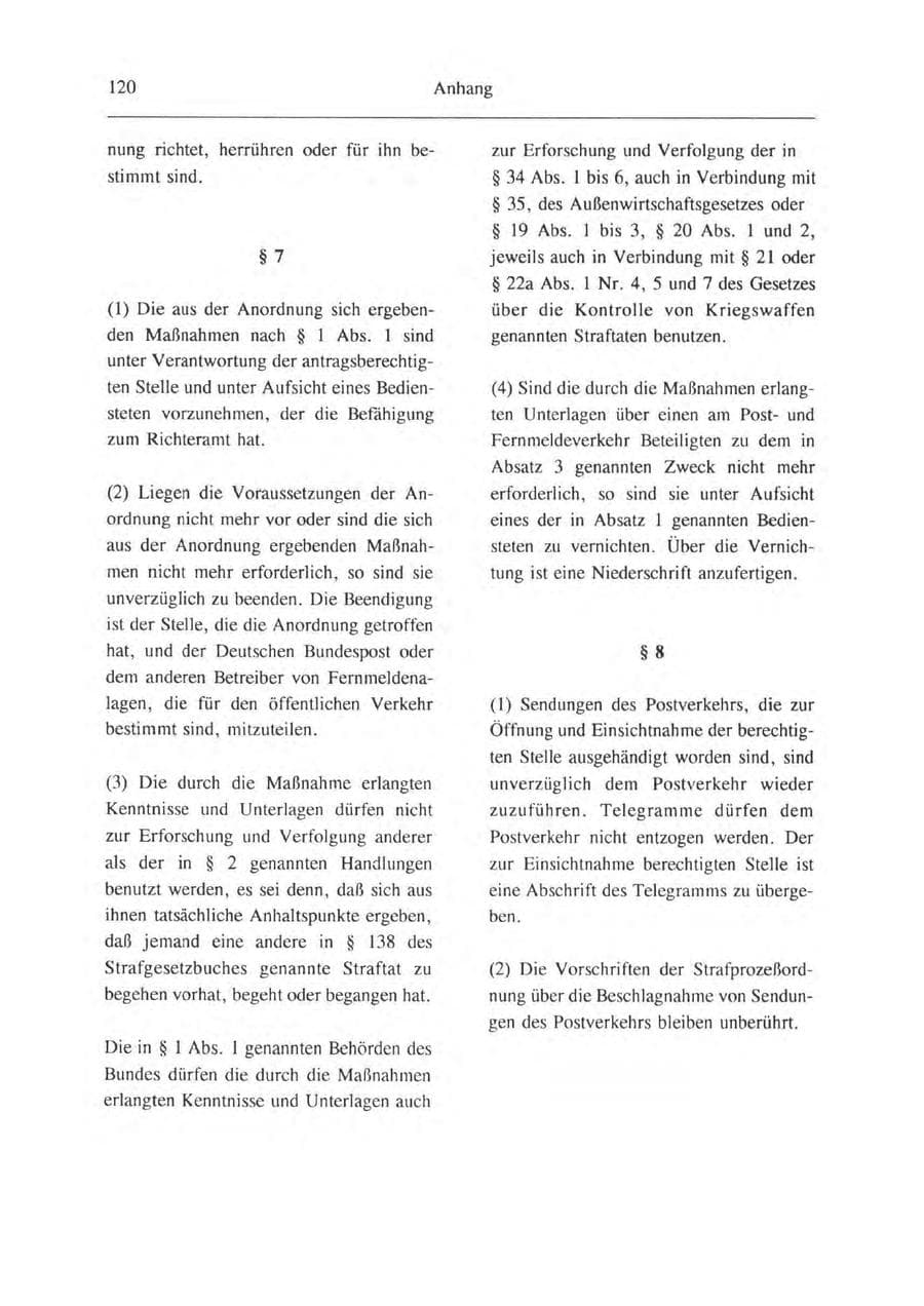 Seite 121 des Verfassungsschutzbericht 1993 Brandenburg