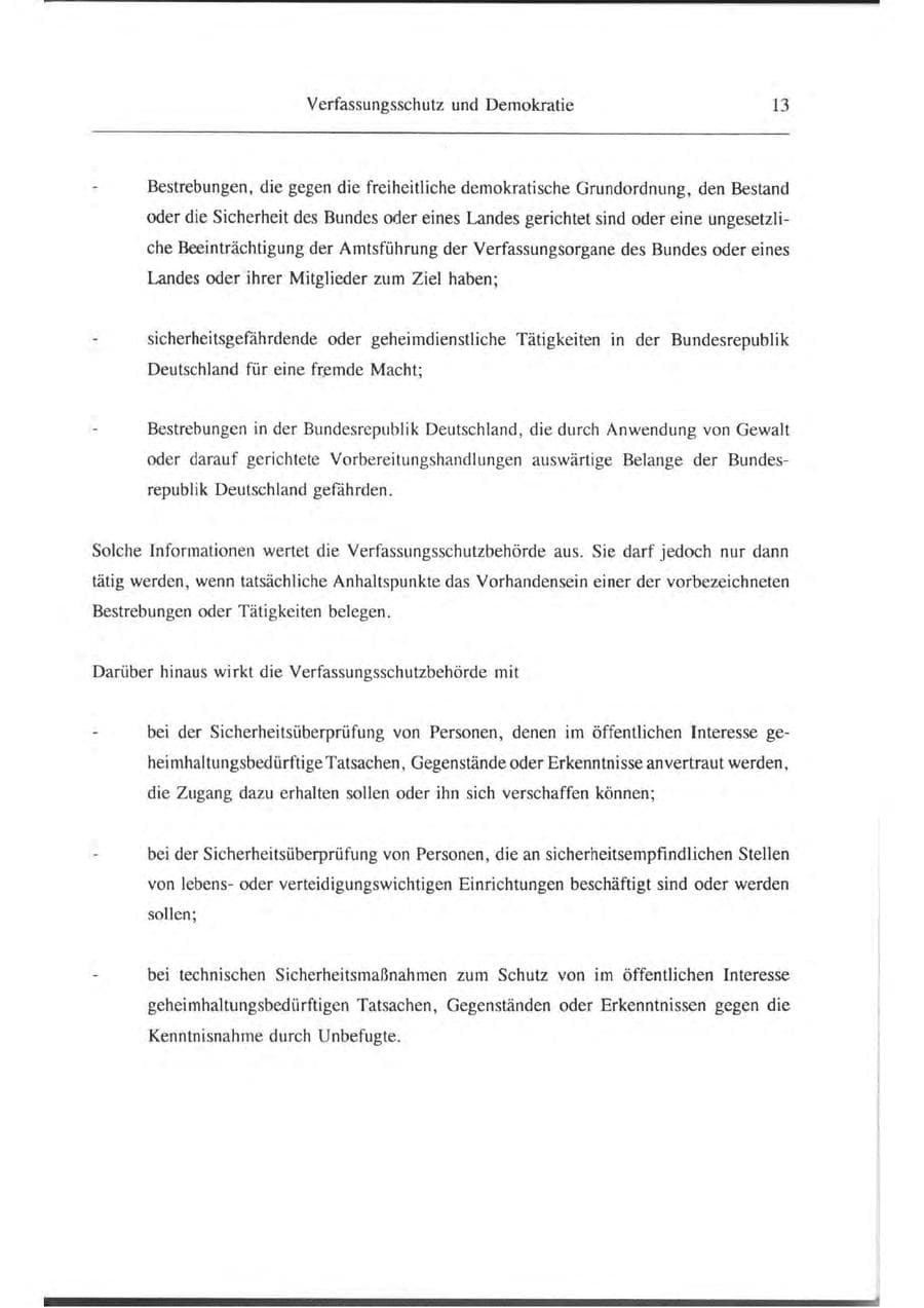 Seite 14 des Verfassungsschutzbericht 1993 Brandenburg