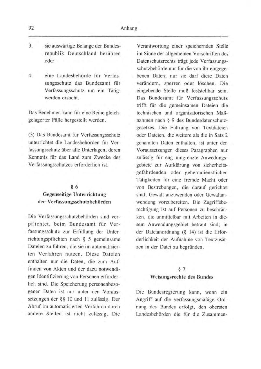 Seite 93 des Verfassungsschutzbericht 1993 Brandenburg