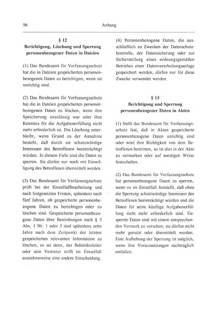 Seite 97 des Verfassungsschutzbericht 1993 Brandenburg
