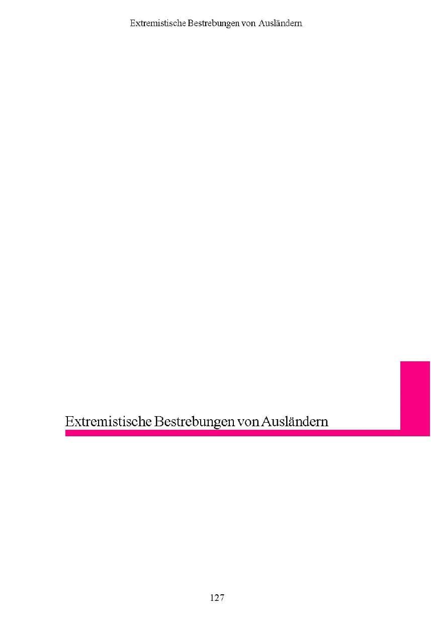 Seite 128 des Verfassungsschutzbericht 2004 Brandenburg