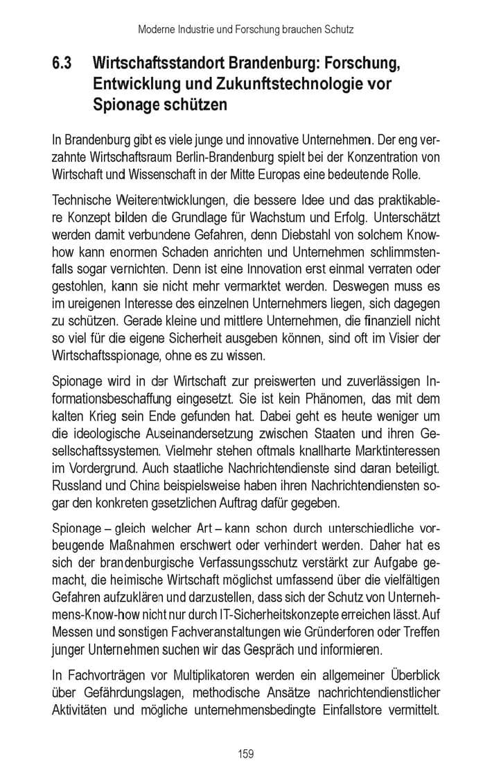 Seite 161 des Verfassungsschutzbericht 2008 Brandenburg