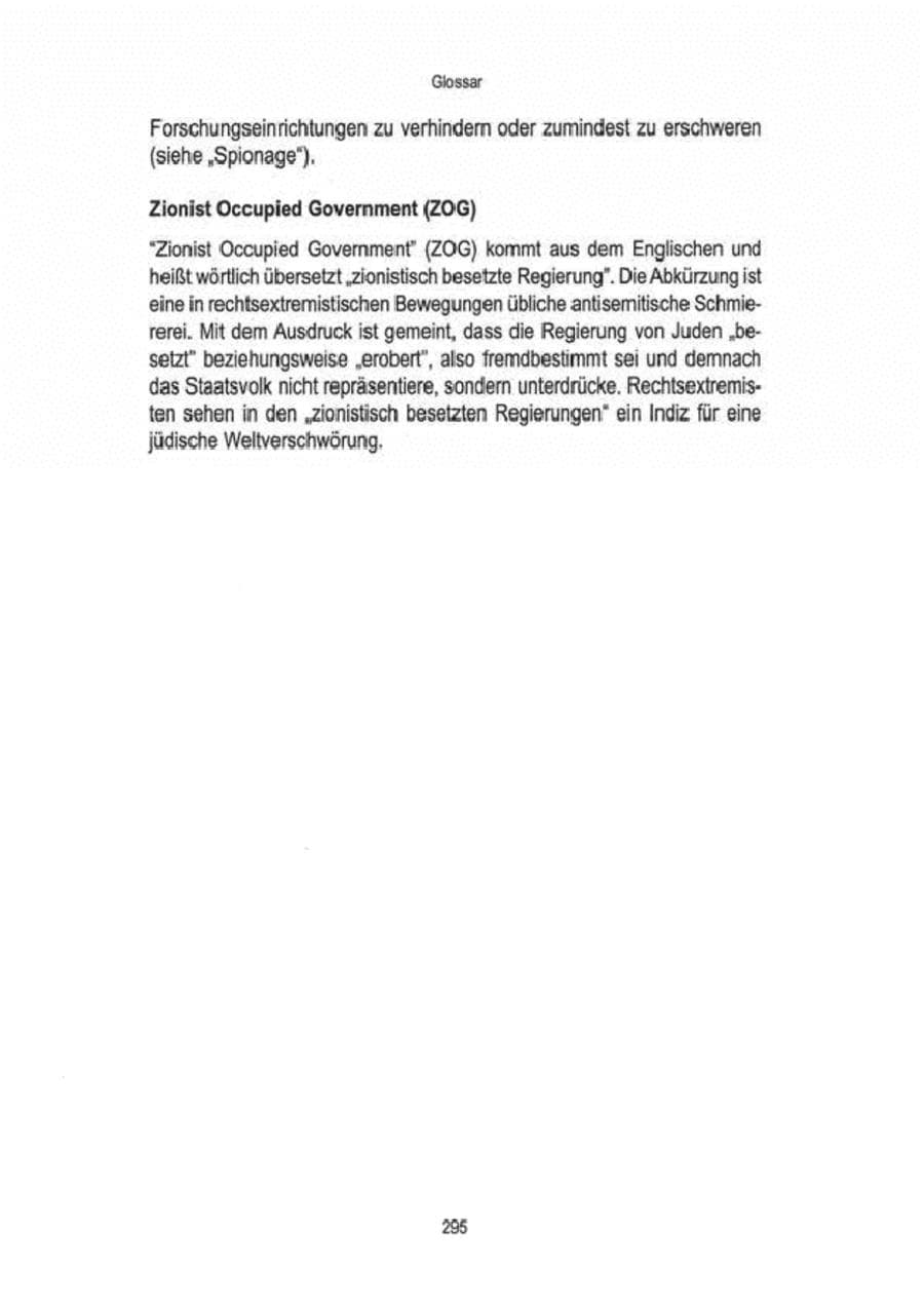 Seite 297 des Verfassungsschutzbericht 2009 Brandenburg