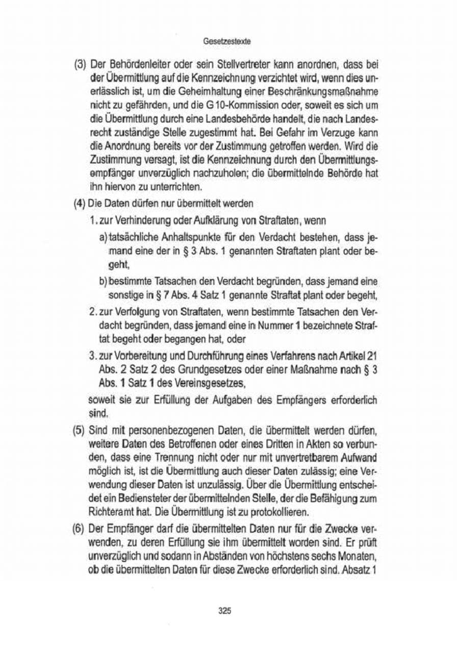 Seite 327 des Verfassungsschutzbericht 2009 Brandenburg