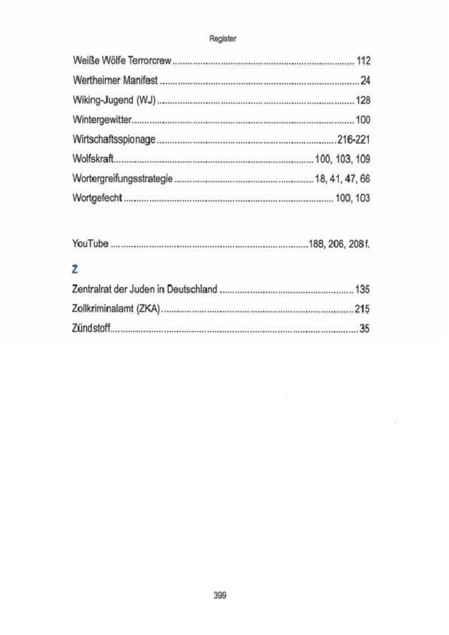 Seite 401 des Verfassungsschutzbericht 2009 Brandenburg