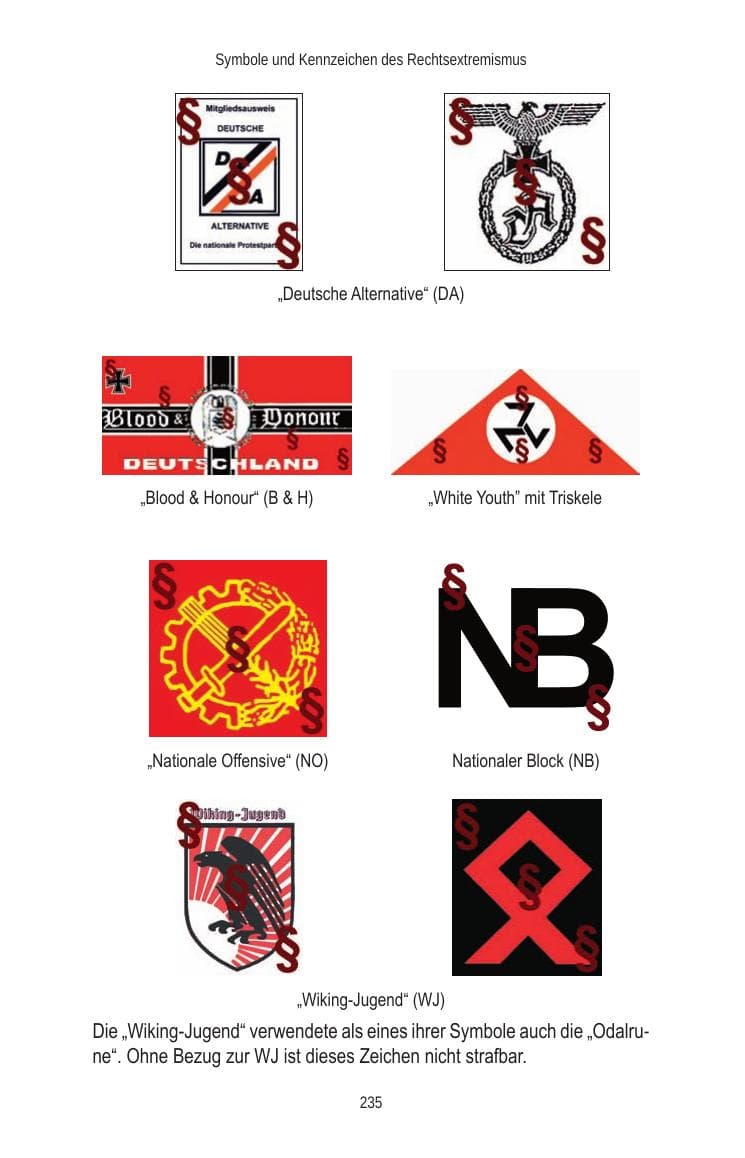Seite 235 des Verfassungsschutzbericht 2010 Brandenburg