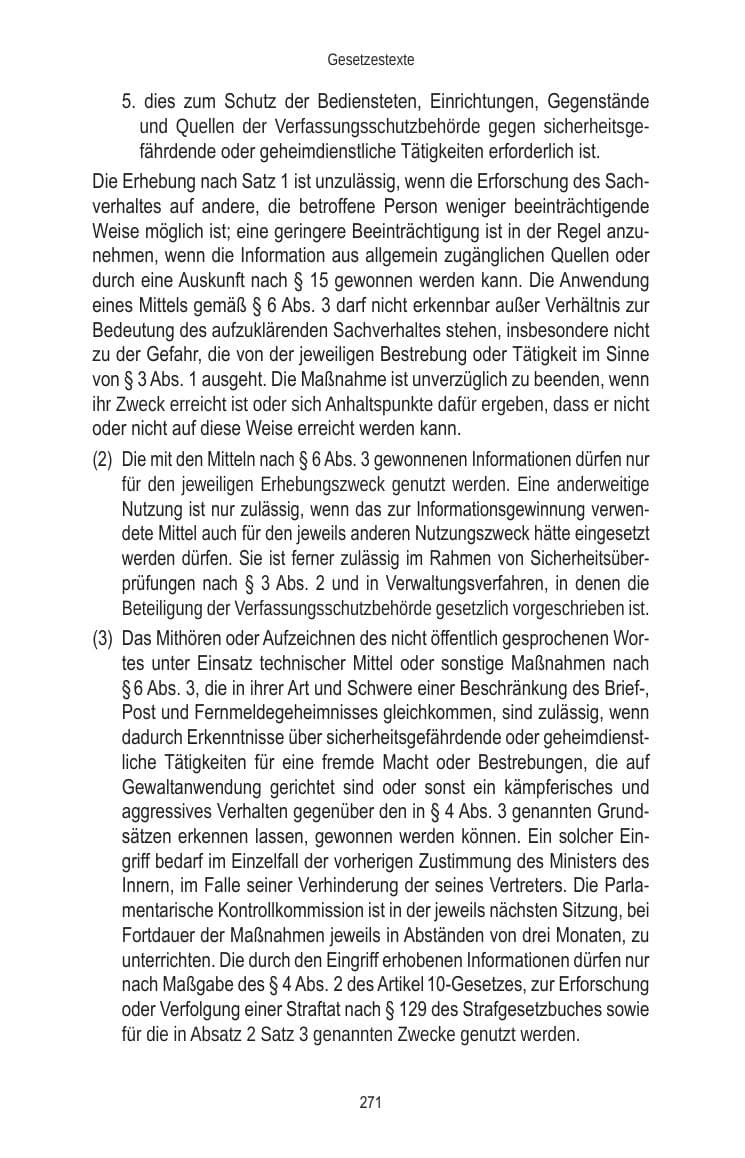 Seite 271 des Verfassungsschutzbericht 2010 Brandenburg
