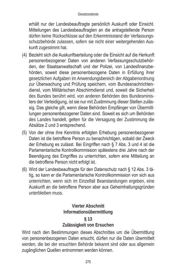 Seite 275 des Verfassungsschutzbericht 2010 Brandenburg