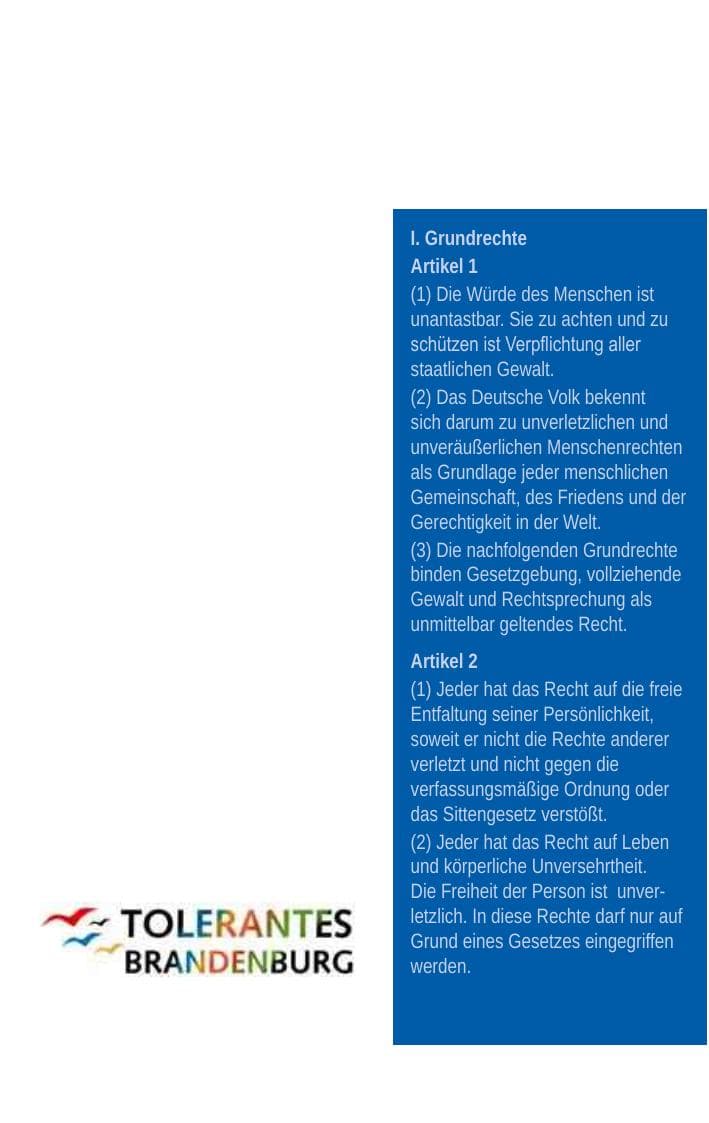 Seite 189 des Verfassungsschutzbericht 2011 Brandenburg