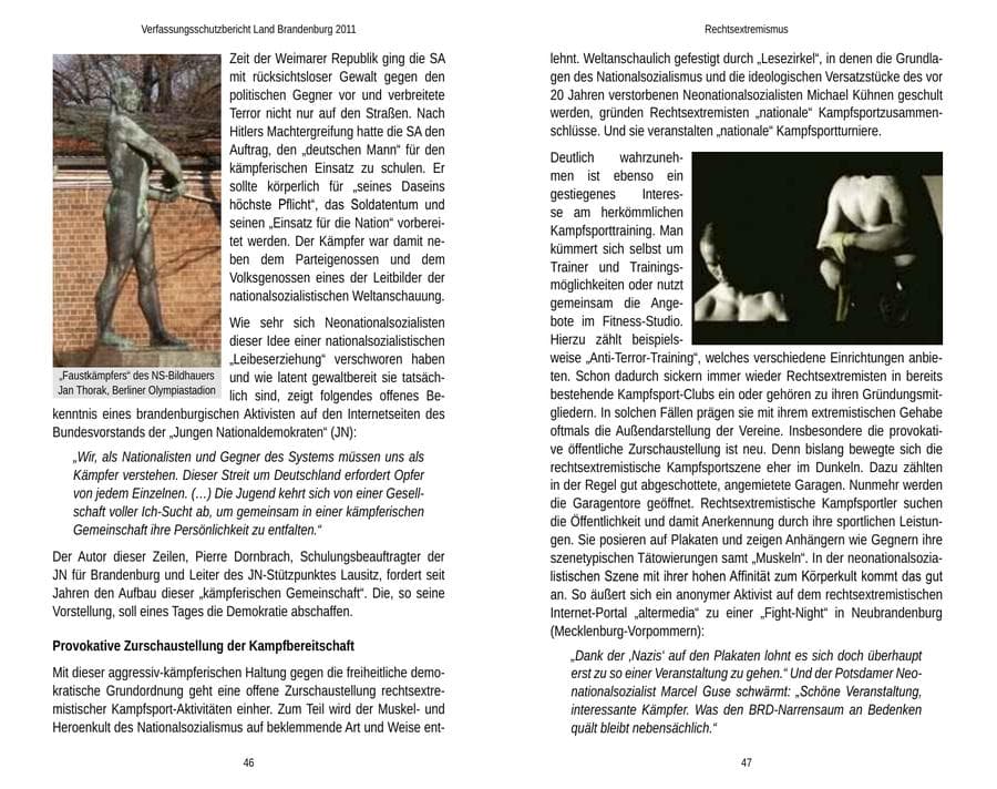 Seite 27 des Verfassungsschutzbericht 2011 Brandenburg