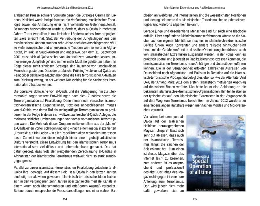 Seite 81 des Verfassungsschutzbericht 2011 Brandenburg