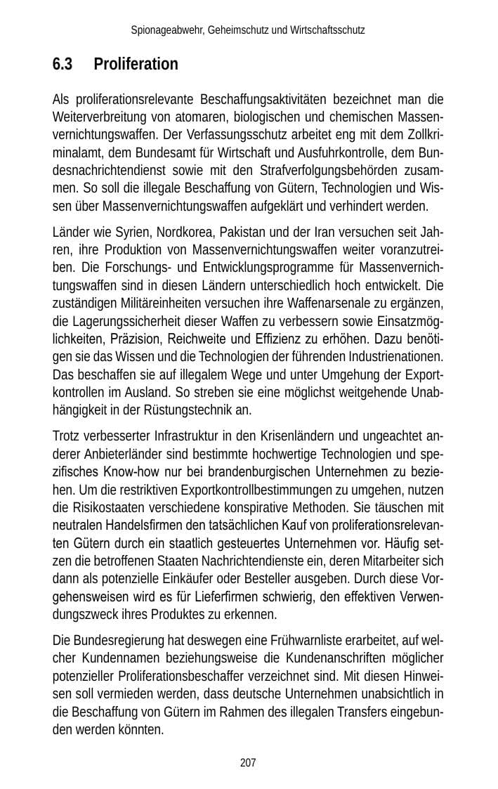 Seite 209 des Verfassungsschutzbericht 2013 Brandenburg