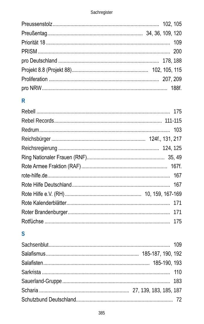 Seite 387 des Verfassungsschutzbericht 2013 Brandenburg