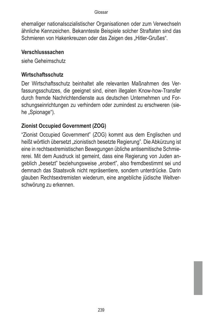 Seite 241 des Verfassungsschutzbericht 2014 Brandenburg