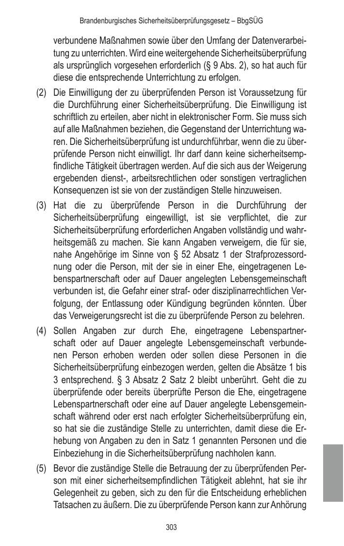 Seite 305 des Verfassungsschutzbericht 2014 Brandenburg