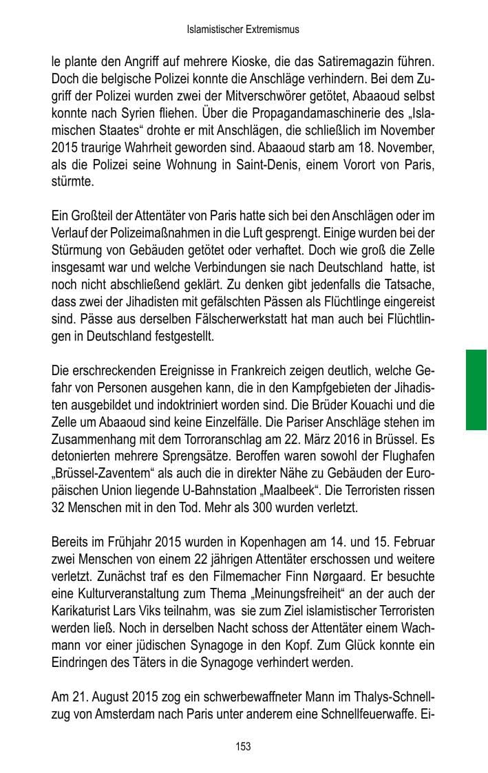 Seite 155 des Verfassungsschutzbericht 2015 Brandenburg