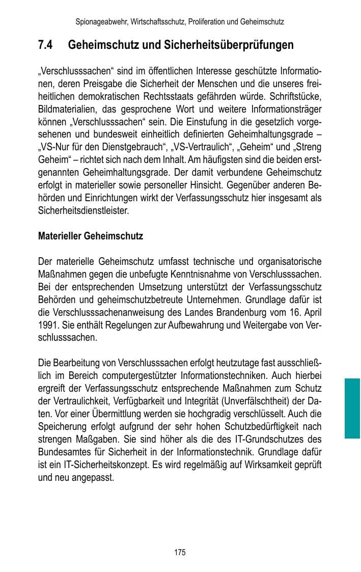 Seite 177 des Verfassungsschutzbericht 2015 Brandenburg