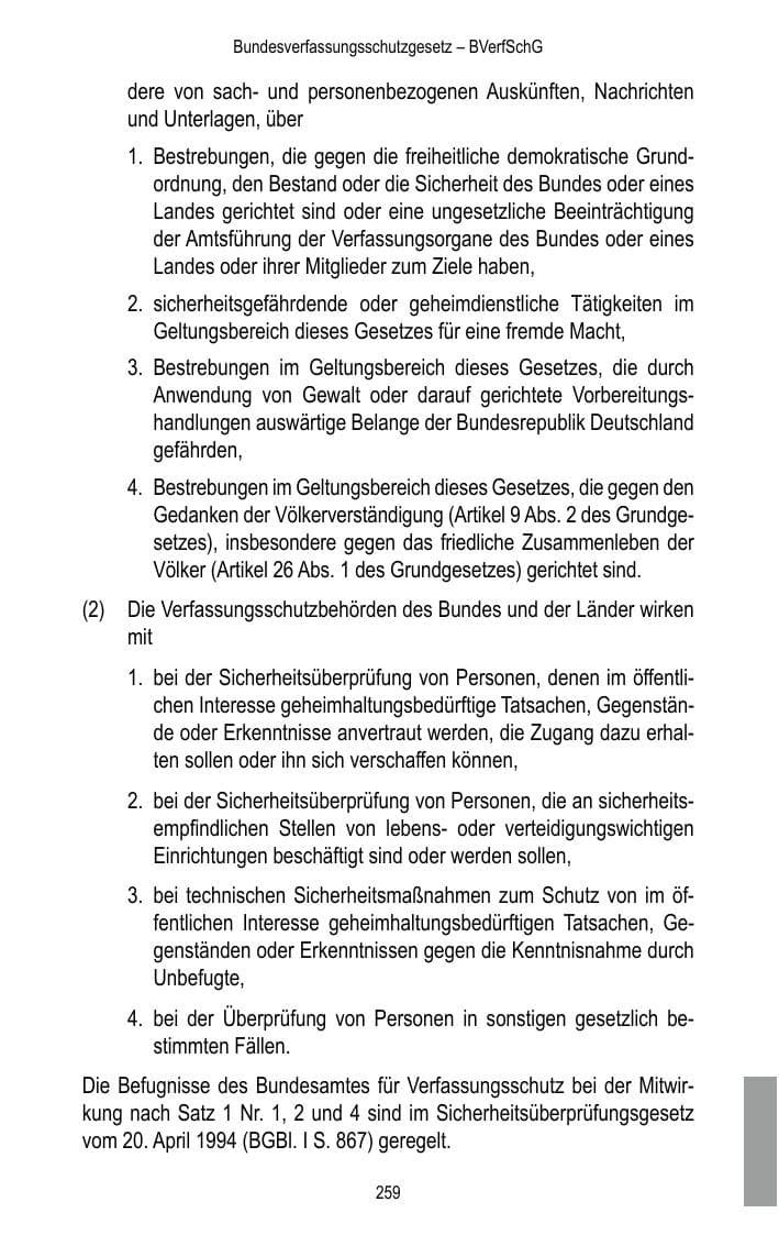 Seite 261 des Verfassungsschutzbericht 2015 Brandenburg