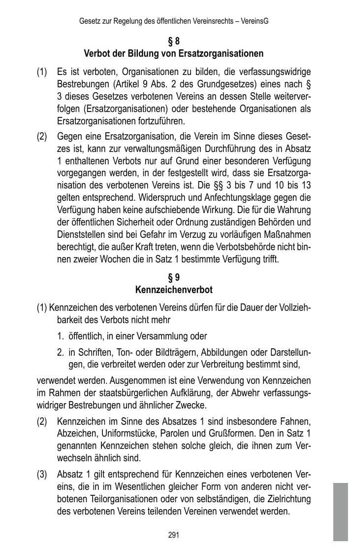 Seite 293 des Verfassungsschutzbericht 2015 Brandenburg