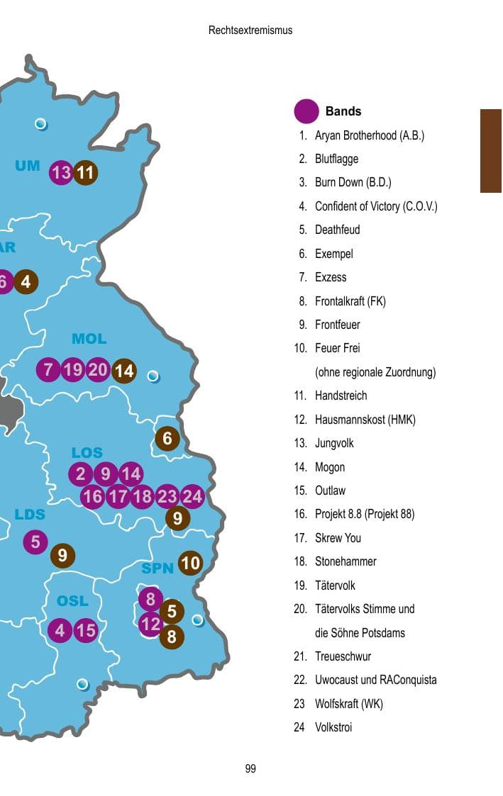 Seite 101 des Verfassungsschutzbericht 2016 Brandenburg